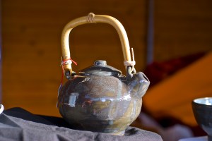 théière anse bambou